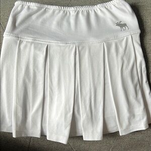 Abercrombie kids White Pleated Skirt